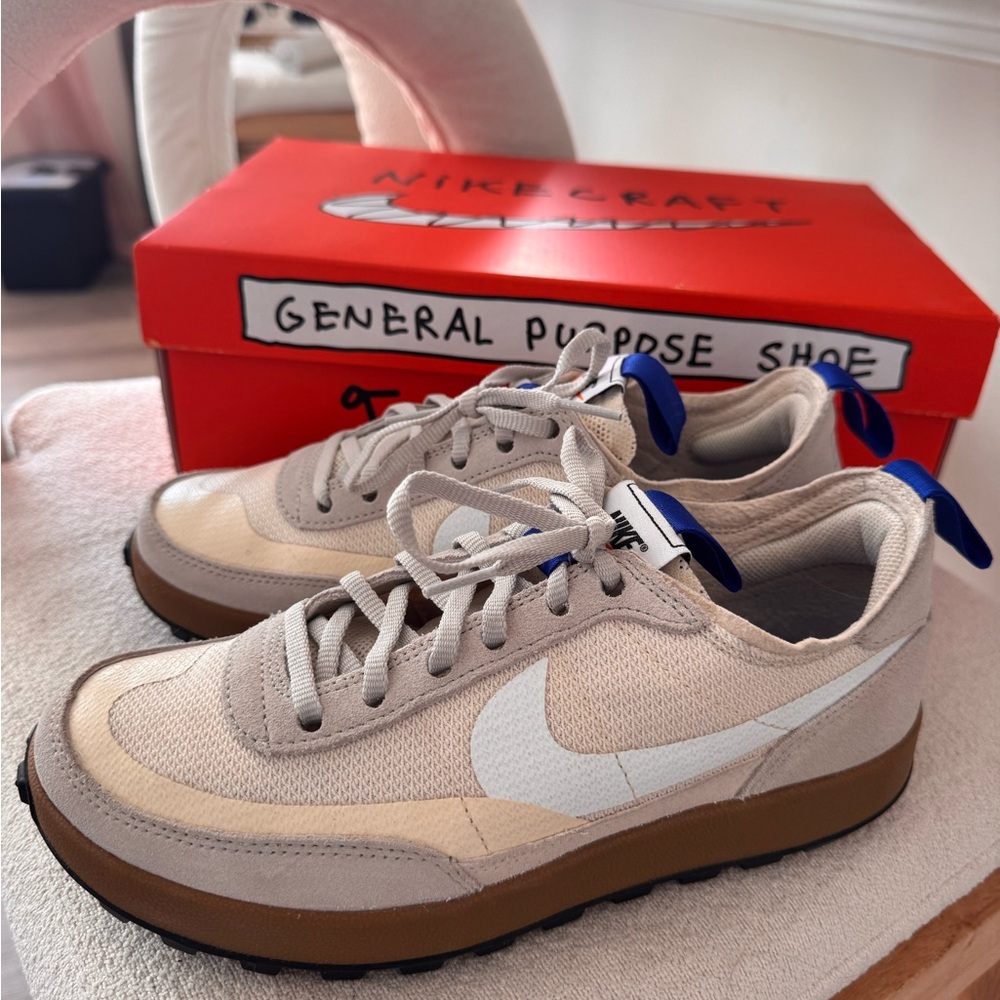 Nike x Tom Sachs General Purpose Shoe - Cream and Brown